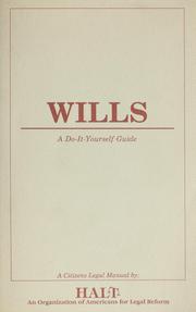Cover of: Wills by Theresa Rudy