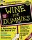 Cover of: Wine for dummies