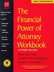 Cover of: The financial power of attorney workbook by Shae Irving