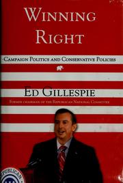 Cover of: Winning Right | Ed Gillespie
