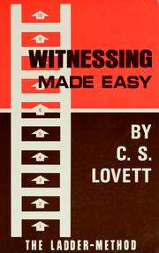 Cover of: Witnessing made easy by Cumming Samuel Lovett