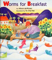Cover of: Worms for breakfast by Alison DeWinter