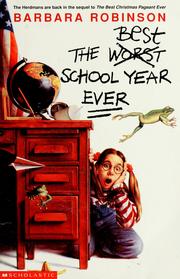 Cover of: The worst best school year ever