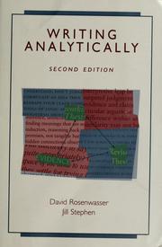 Cover of: Writing analytically