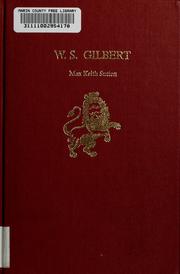 Cover of: W. S. Gilbert