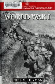 Cover of: World War I by Neil M. Heyman