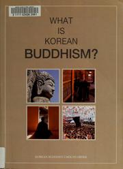Cover of: What is Korean Buddhism? by Taehan Pulgyo Chogyejong