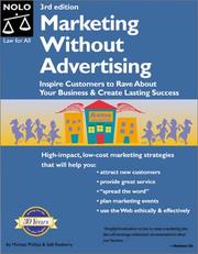 Cover of: Marketing Without Advertising (Marketing Without Advertising, 3rd ed) | Michael Phillips