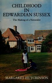 Cover of: Childhood in Edwardian Sussex