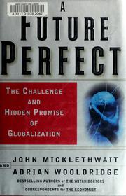 Cover of: A future perfect: the challenge and hidden promise of globalization