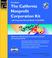 Cover of: The California nonprofit corporation kit