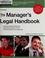 Cover of: The Manager's Legal Handbook