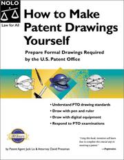 Cover of: How to Make Patent Drawings Yourself: Prepare Formal Drawings Required by the U.S. Patent Office