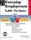 Cover of: Everyday employment law