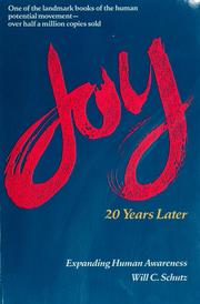 Cover of: Joy, twenty years later: expanding human awareness