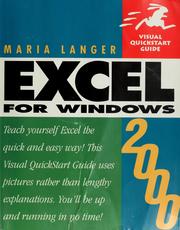 Cover of: Excel 2000 for Windows