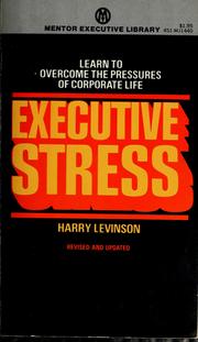 Cover of: Executive stress