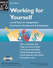 Cover of: Working for Yourself by Stephen Fishman