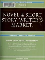 Cover of: 2009 novel & short story writer's market by Rachel McDonald