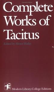 Cover of: Complete Works of Tacitus by P. Cornelius Tacitus