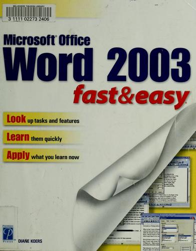 Microsoft Office Word 2003 by Diane Koers