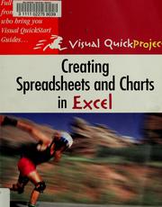Cover of: Creating spreadsheets and charts in Excel