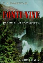 Cover of: Fonti vive by C. A. Sambugar