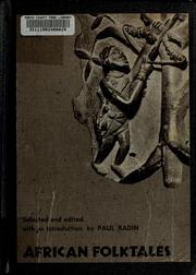 Cover of: African folktales. by Radin, Paul