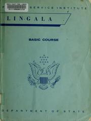 Cover of: Lingala by James E. Redden, James E. Redden