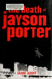 Cover of: The death of Jayson Porter