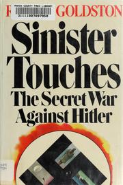 Cover of: Sinister Touches: The Secret War Against Hitler