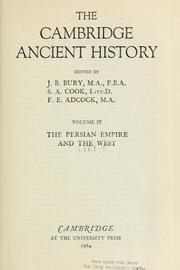Cover of: The Persian Empire and the West
