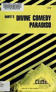Cover of: The divine comedy, Paradiso: notes ...