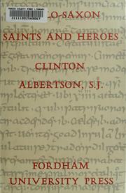 Cover of: Anglo-Saxon saints and heroes
