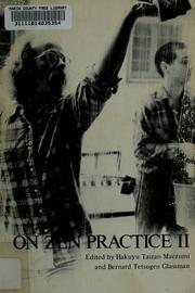 Cover of: On Zen practice