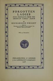 Cover of: Forgotten ladies by Richardson Little Wright