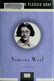 Cover of: Simone Weil by Francine Du Plessix Gray