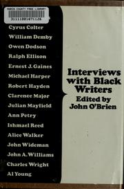 Cover of: Interviews with Black writers.