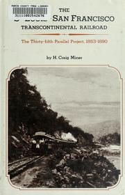 Cover of: The St. Louis-San Francisco transcontinental railroad: the thirty-fifth parallel project, 1853-1890