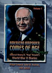 Cover of: American airpower comes of age by Henry Harley Arnold