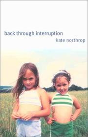 Cover of: Back through interruption: poems