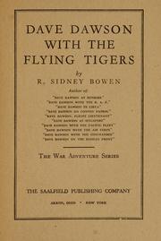 Cover of: Dave Dawson with the Flying Tigers