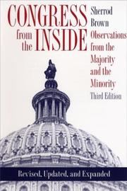 Cover of: Congress from the inside: observations from the majority and the minority