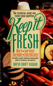 Cover of: Keep it fresh