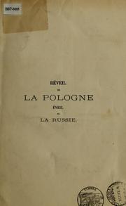 Cover of: Reveil de la Pologne eveil de la Russie ou Sebastopol et Varsovie