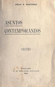 Asuntos contemporáneos by Félix B. Basterra