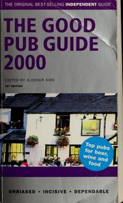 Cover of: The good pub guide 2000