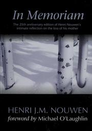 Cover of: In memoriam by Henri J. M. Nouwen