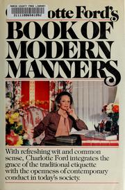 Cover of: Charlotte Ford's Book of modern manners