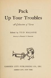 Cover of: Pack up your troubles: a collection of verse